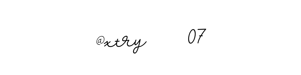 The best way (BallpointsItalic-DORy9) to make a short signature is to pick only two or three words in your name. The name @xtry     07 include a total of six letters. For converting this name. @xtry     07 signature style 11 images and pictures png