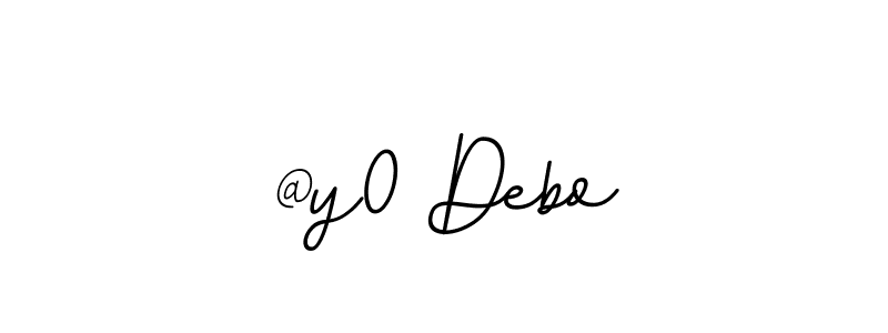 Use a signature maker to create a handwritten signature online. With this signature software, you can design (BallpointsItalic-DORy9) your own signature for name @y0 Debo. @y0 Debo signature style 11 images and pictures png