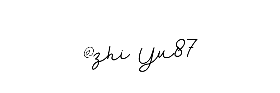 Also we have @zhi Yu87 name is the best signature style. Create professional handwritten signature collection using BallpointsItalic-DORy9 autograph style. @zhi Yu87 signature style 11 images and pictures png