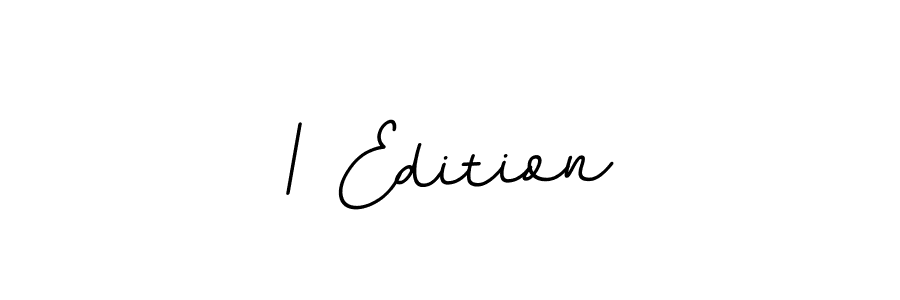 Create a beautiful signature design for name | Edition. With this signature (BallpointsItalic-DORy9) fonts, you can make a handwritten signature for free. | Edition signature style 11 images and pictures png