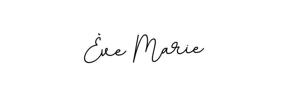 Ève Marie stylish signature style. Best Handwritten Sign (BallpointsItalic-DORy9) for my name. Handwritten Signature Collection Ideas for my name Ève Marie. Ève Marie signature style 11 images and pictures png