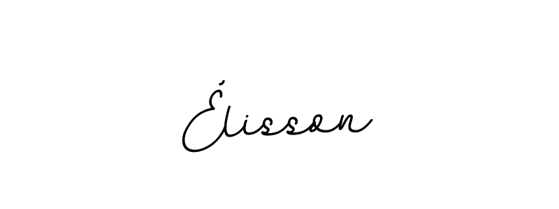 Make a beautiful signature design for name Élisson. With this signature (BallpointsItalic-DORy9) style, you can create a handwritten signature for free. Élisson signature style 11 images and pictures png