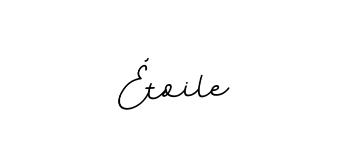 Make a beautiful signature design for name Étoile. With this signature (BallpointsItalic-DORy9) style, you can create a handwritten signature for free. Étoile signature style 11 images and pictures png