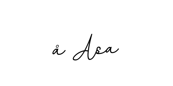 Make a beautiful signature design for name å Asa. With this signature (BallpointsItalic-DORy9) style, you can create a handwritten signature for free. å Asa signature style 11 images and pictures png