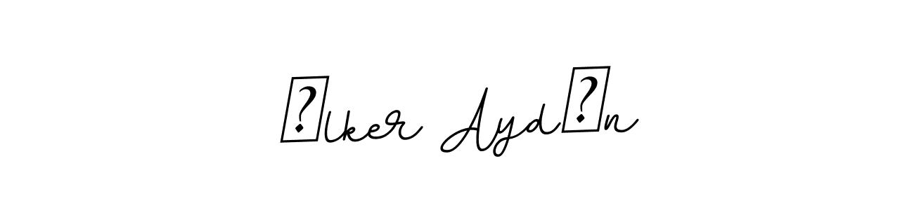 if you are searching for the best signature style for your name İlker Aydın. so please give up your signature search. here we have designed multiple signature styles  using BallpointsItalic-DORy9. İlker Aydın signature style 11 images and pictures png