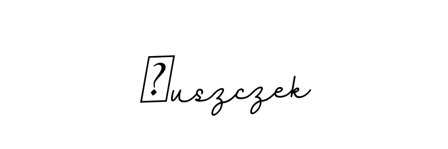 Design your own signature with our free online signature maker. With this signature software, you can create a handwritten (BallpointsItalic-DORy9) signature for name Łuszczek. Łuszczek signature style 11 images and pictures png