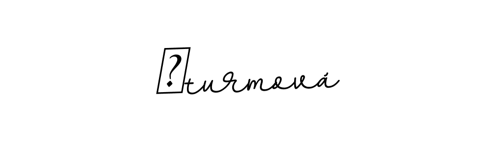 Design your own signature with our free online signature maker. With this signature software, you can create a handwritten (BallpointsItalic-DORy9) signature for name Šturmová. Šturmová signature style 11 images and pictures png