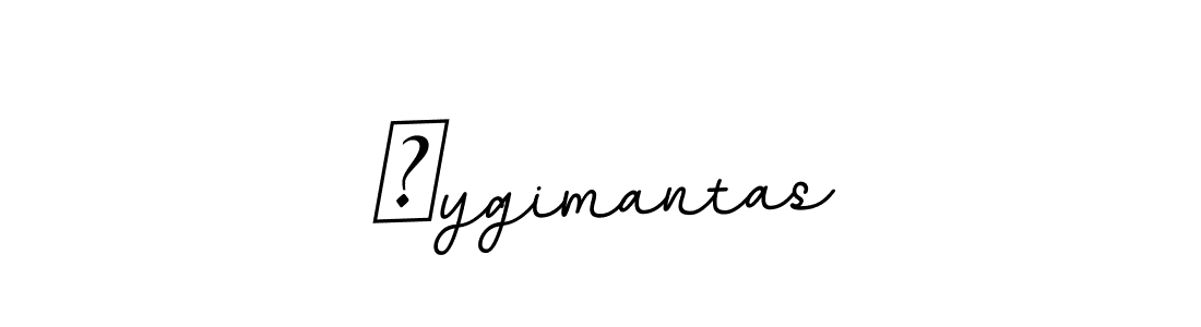 The best way (BallpointsItalic-DORy9) to make a short signature is to pick only two or three words in your name. The name Žygimantas include a total of six letters. For converting this name. Žygimantas signature style 11 images and pictures png