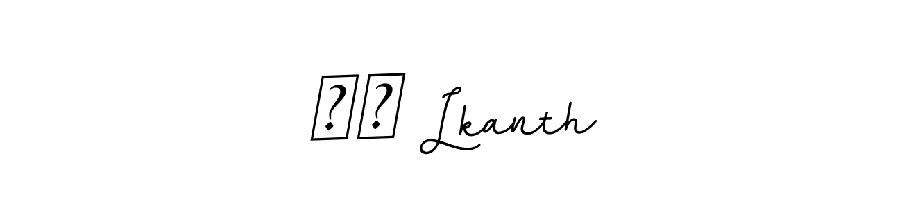 Use a signature maker to create a handwritten signature online. With this signature software, you can design (BallpointsItalic-DORy9) your own signature for name नी Lkanth. नी Lkanth signature style 11 images and pictures png