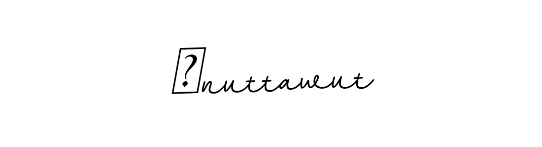 Make a beautiful signature design for name ์nuttawut. With this signature (BallpointsItalic-DORy9) style, you can create a handwritten signature for free. ์nuttawut signature style 11 images and pictures png