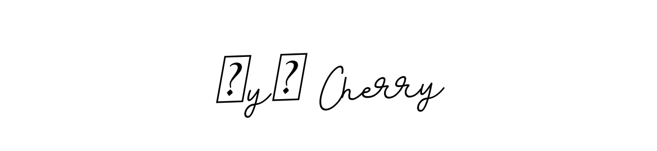 Create a beautiful signature design for name ẞyā Cherry. With this signature (BallpointsItalic-DORy9) fonts, you can make a handwritten signature for free. ẞyā Cherry signature style 11 images and pictures png