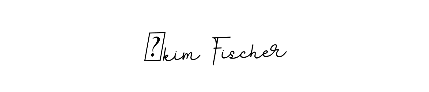 Create a beautiful signature design for name ​kim Fischer. With this signature (BallpointsItalic-DORy9) fonts, you can make a handwritten signature for free. ​kim Fischer signature style 11 images and pictures png