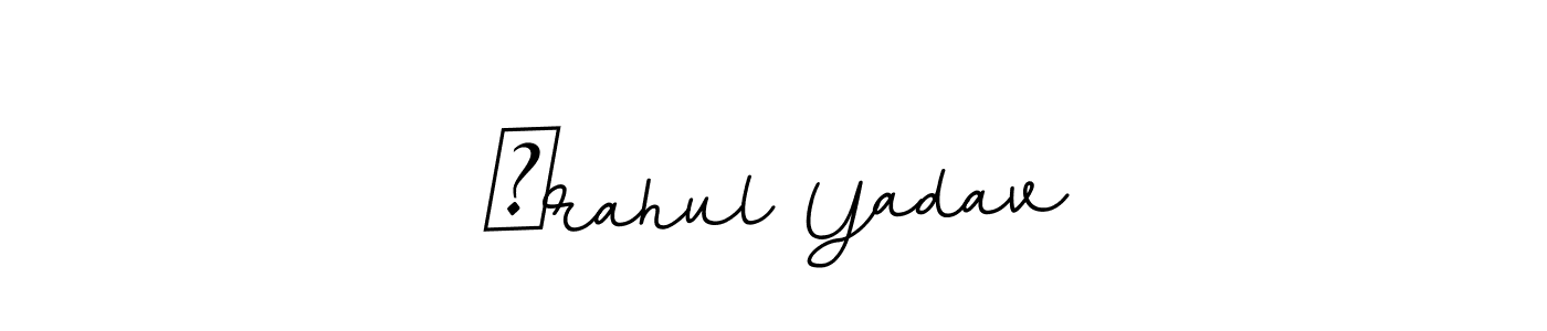 Use a signature maker to create a handwritten signature online. With this signature software, you can design (BallpointsItalic-DORy9) your own signature for name —rahul Yadav. —rahul Yadav signature style 11 images and pictures png