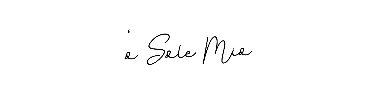 Make a short ‘o Sole Mio signature style. Manage your documents anywhere anytime using BallpointsItalic-DORy9. Create and add eSignatures, submit forms, share and send files easily. ‘o Sole Mio signature style 11 images and pictures png