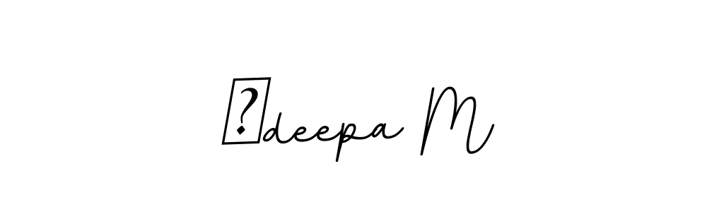 You should practise on your own different ways (BallpointsItalic-DORy9) to write your name (✨deepa M) in signature. don't let someone else do it for you. ✨deepa M signature style 11 images and pictures png