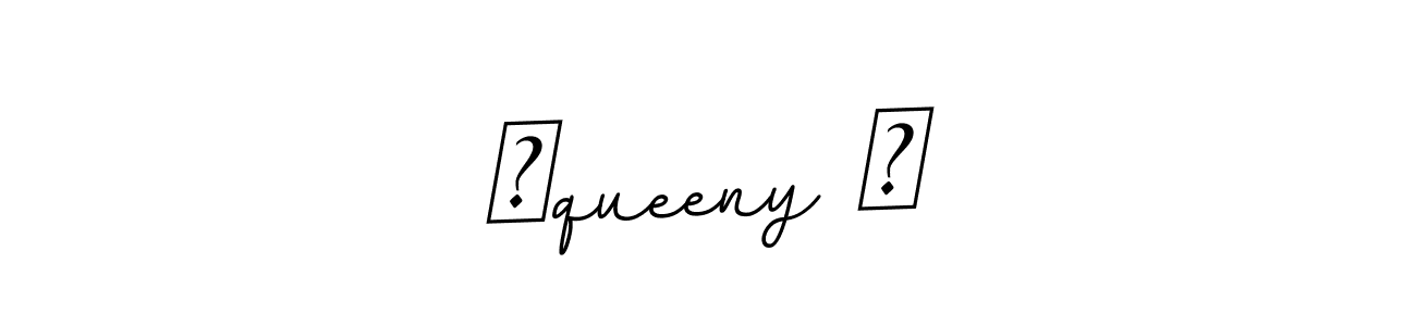 How to make 『queeny 』 signature? BallpointsItalic-DORy9 is a professional autograph style. Create handwritten signature for 『queeny 』 name. 『queeny 』 signature style 11 images and pictures png