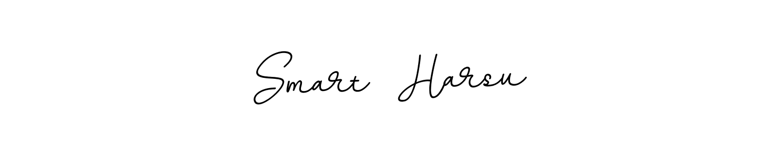 You should practise on your own different ways (BallpointsItalic-DORy9) to write your name (  Smart  Harsu  ) in signature. don't let someone else do it for you.   Smart  Harsu   signature style 11 images and pictures png