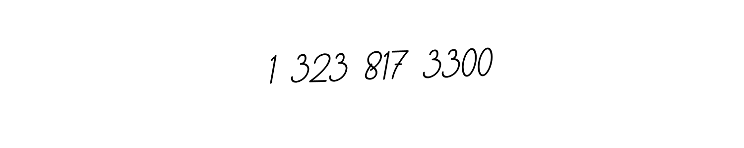 Make a beautiful signature design for name  1 323 817 3300. With this signature (BallpointsItalic-DORy9) style, you can create a handwritten signature for free.  1 323 817 3300 signature style 11 images and pictures png