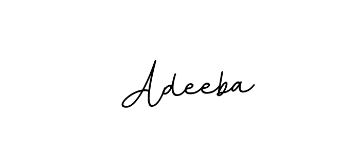 Make a beautiful signature design for name  Adeeba. With this signature (BallpointsItalic-DORy9) style, you can create a handwritten signature for free.  Adeeba signature style 11 images and pictures png