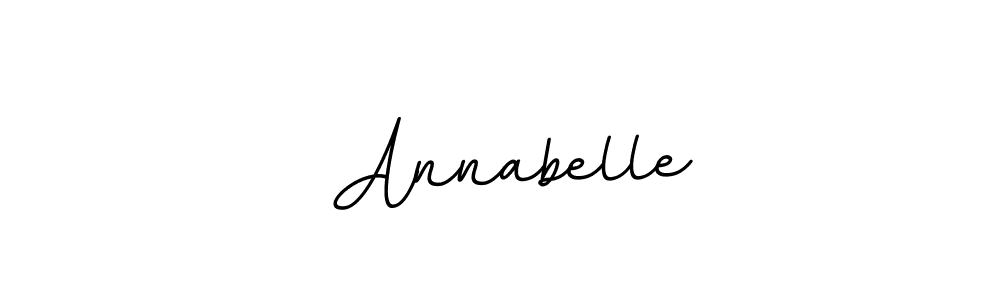 The best way (BallpointsItalic-DORy9) to make a short signature is to pick only two or three words in your name. The name  Annabelle include a total of six letters. For converting this name.  Annabelle signature style 11 images and pictures png