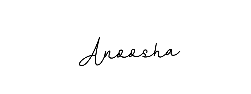 How to make  Anoosha signature? BallpointsItalic-DORy9 is a professional autograph style. Create handwritten signature for  Anoosha name.  Anoosha signature style 11 images and pictures png