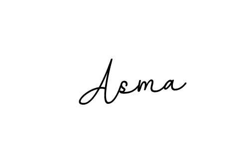 Create a beautiful signature design for name  Asma. With this signature (BallpointsItalic-DORy9) fonts, you can make a handwritten signature for free.  Asma signature style 11 images and pictures png