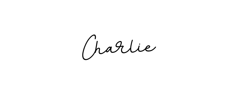 Use a signature maker to create a handwritten signature online. With this signature software, you can design (BallpointsItalic-DORy9) your own signature for name  Charlie.  Charlie signature style 11 images and pictures png