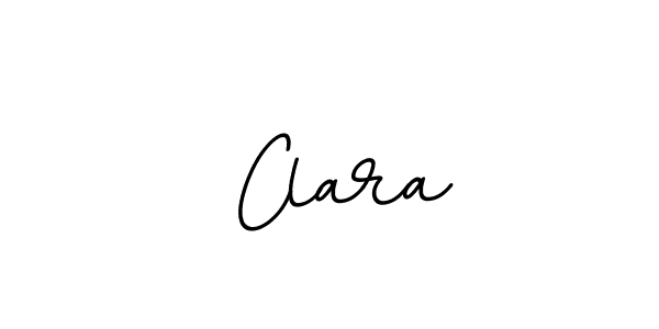 Create a beautiful signature design for name  Clara. With this signature (BallpointsItalic-DORy9) fonts, you can make a handwritten signature for free.  Clara signature style 11 images and pictures png