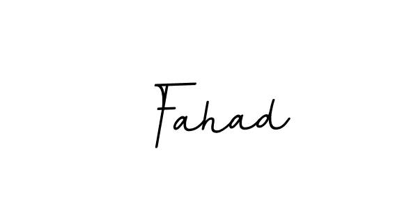 Create a beautiful signature design for name  Fahad. With this signature (BallpointsItalic-DORy9) fonts, you can make a handwritten signature for free.  Fahad signature style 11 images and pictures png