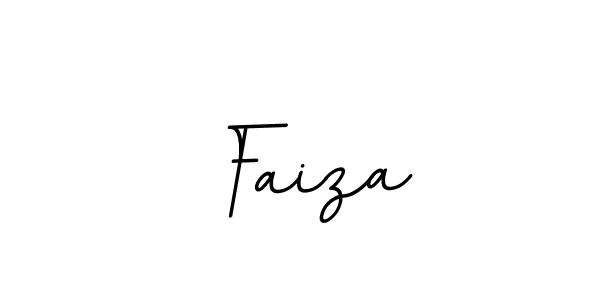 Create a beautiful signature design for name  Faiza. With this signature (BallpointsItalic-DORy9) fonts, you can make a handwritten signature for free.  Faiza signature style 11 images and pictures png