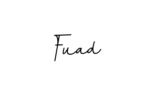 This is the best signature style for the  Fuad name. Also you like these signature font (BallpointsItalic-DORy9). Mix name signature.  Fuad signature style 11 images and pictures png