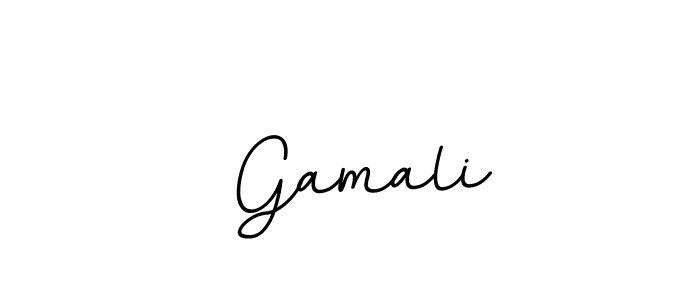 You should practise on your own different ways (BallpointsItalic-DORy9) to write your name ( Gamali) in signature. don't let someone else do it for you.  Gamali signature style 11 images and pictures png