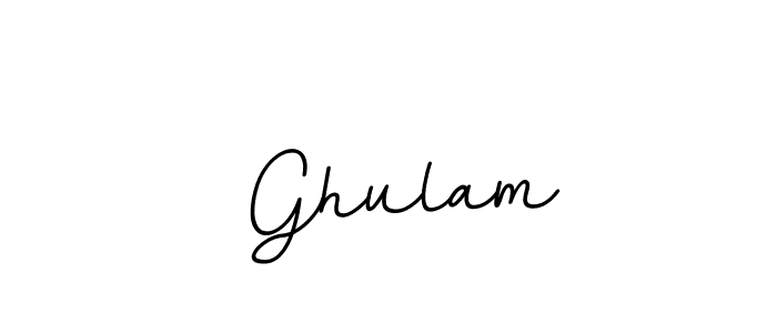 Also we have  Ghulam name is the best signature style. Create professional handwritten signature collection using BallpointsItalic-DORy9 autograph style.  Ghulam signature style 11 images and pictures png