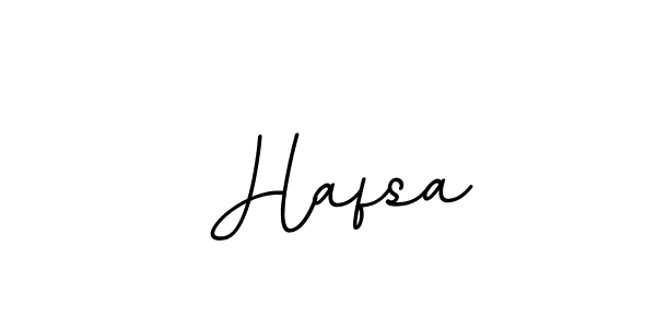 Design your own signature with our free online signature maker. With this signature software, you can create a handwritten (BallpointsItalic-DORy9) signature for name  Hafsa.  Hafsa signature style 11 images and pictures png