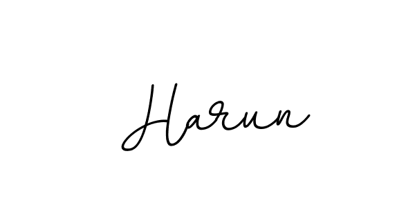 Make a beautiful signature design for name  Harun. With this signature (BallpointsItalic-DORy9) style, you can create a handwritten signature for free.  Harun signature style 11 images and pictures png