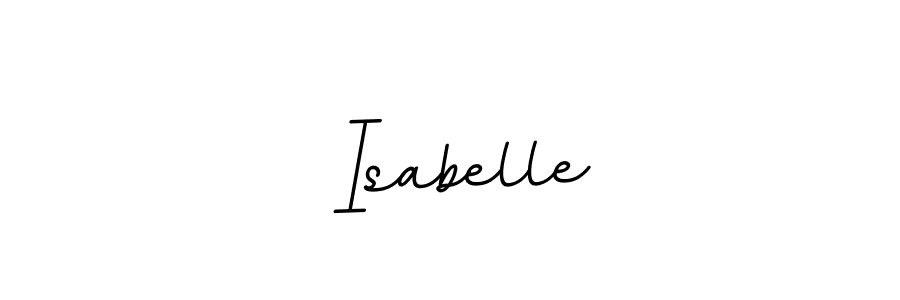 The best way (BallpointsItalic-DORy9) to make a short signature is to pick only two or three words in your name. The name  Isabelle include a total of six letters. For converting this name.  Isabelle signature style 11 images and pictures png