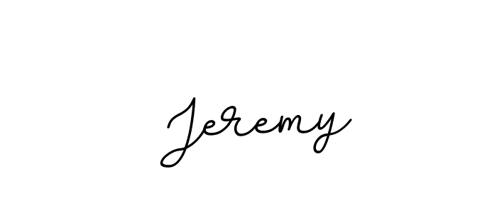 Make a beautiful signature design for name  Jeremy. With this signature (BallpointsItalic-DORy9) style, you can create a handwritten signature for free.  Jeremy signature style 11 images and pictures png