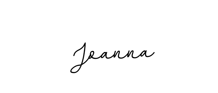 Make a beautiful signature design for name  Joanna. With this signature (BallpointsItalic-DORy9) style, you can create a handwritten signature for free.  Joanna signature style 11 images and pictures png