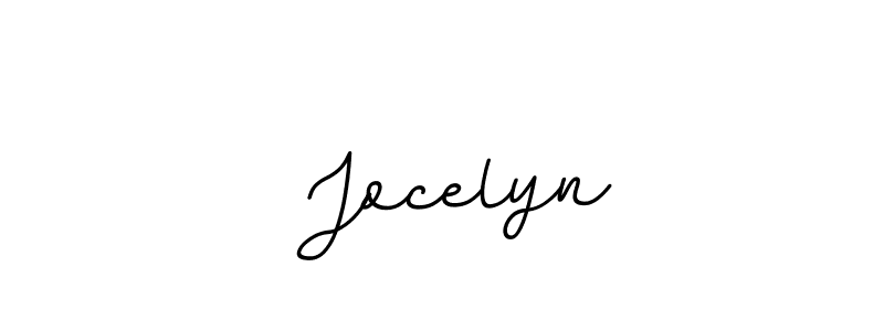 It looks lik you need a new signature style for name  Jocelyn. Design unique handwritten (BallpointsItalic-DORy9) signature with our free signature maker in just a few clicks.  Jocelyn signature style 11 images and pictures png