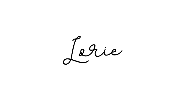 It looks lik you need a new signature style for name  Lorie. Design unique handwritten (BallpointsItalic-DORy9) signature with our free signature maker in just a few clicks.  Lorie signature style 11 images and pictures png