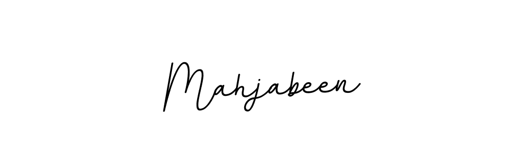 You should practise on your own different ways (BallpointsItalic-DORy9) to write your name ( Mahjabeen) in signature. don't let someone else do it for you.  Mahjabeen signature style 11 images and pictures png