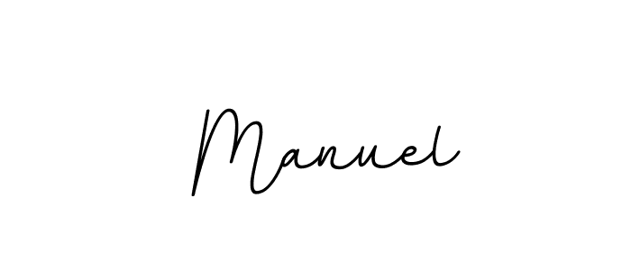 Make a beautiful signature design for name  Manuel. With this signature (BallpointsItalic-DORy9) style, you can create a handwritten signature for free.  Manuel signature style 11 images and pictures png