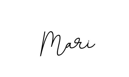 Use a signature maker to create a handwritten signature online. With this signature software, you can design (BallpointsItalic-DORy9) your own signature for name  Mari.  Mari signature style 11 images and pictures png