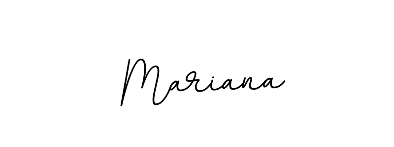 You should practise on your own different ways (BallpointsItalic-DORy9) to write your name ( Mariana) in signature. don't let someone else do it for you.  Mariana signature style 11 images and pictures png