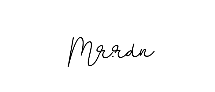 Make a beautiful signature design for name  Mr.rdn. With this signature (BallpointsItalic-DORy9) style, you can create a handwritten signature for free.  Mr.rdn signature style 11 images and pictures png