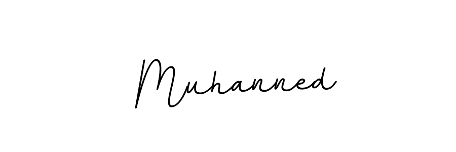 Use a signature maker to create a handwritten signature online. With this signature software, you can design (BallpointsItalic-DORy9) your own signature for name  Muhanned.  Muhanned signature style 11 images and pictures png