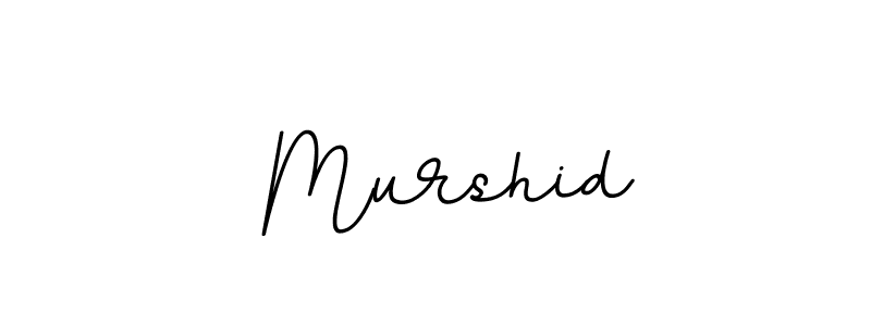 You should practise on your own different ways (BallpointsItalic-DORy9) to write your name ( Murshid) in signature. don't let someone else do it for you.  Murshid signature style 11 images and pictures png
