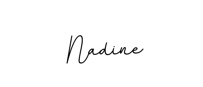 This is the best signature style for the  Nadine name. Also you like these signature font (BallpointsItalic-DORy9). Mix name signature.  Nadine signature style 11 images and pictures png