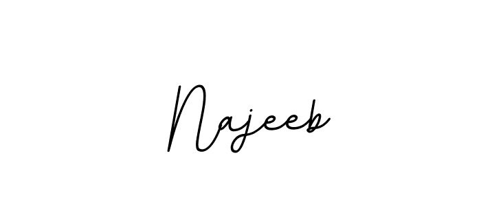 Best and Professional Signature Style for  Najeeb. BallpointsItalic-DORy9 Best Signature Style Collection.  Najeeb signature style 11 images and pictures png