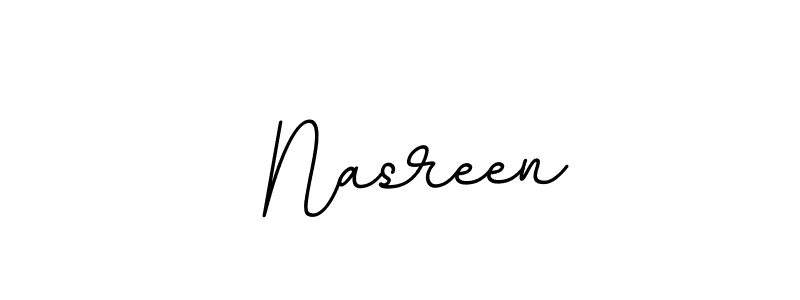 You should practise on your own different ways (BallpointsItalic-DORy9) to write your name ( Nasreen) in signature. don't let someone else do it for you.  Nasreen signature style 11 images and pictures png